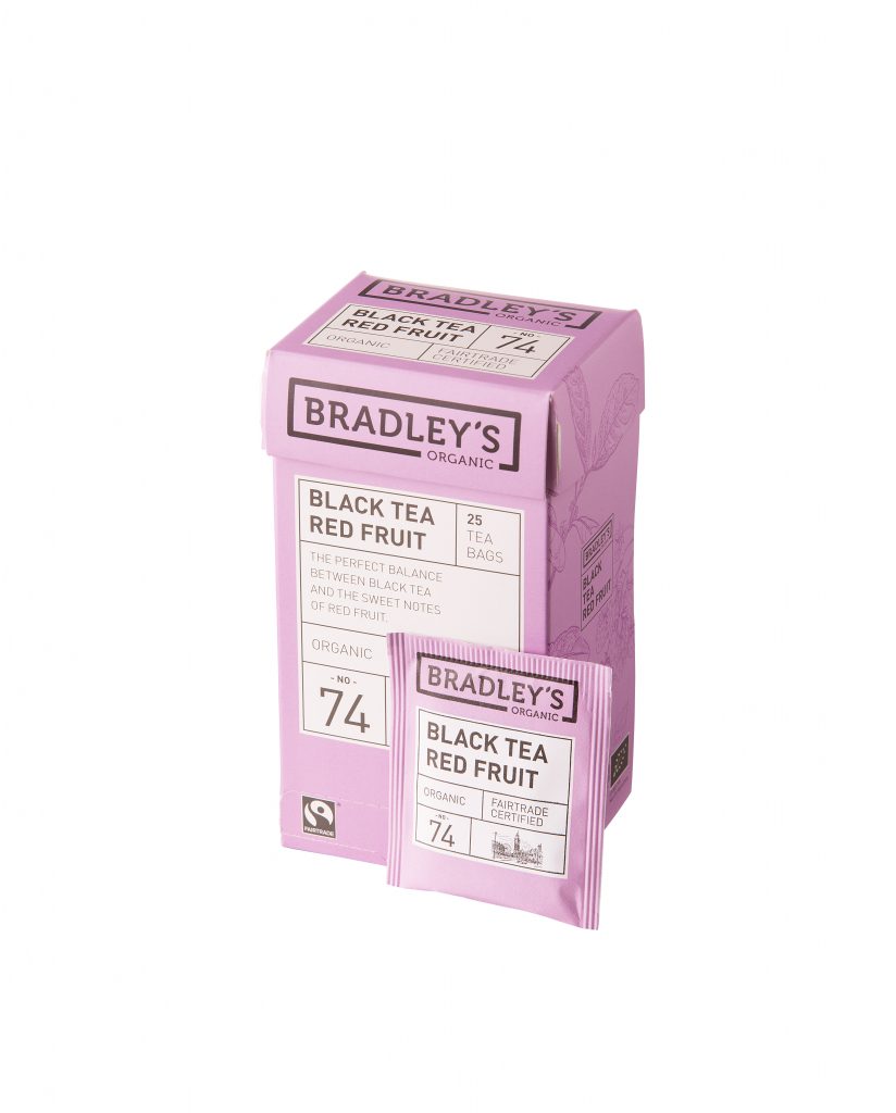 Bradley´s Black Tea Red Fruit Ekologiskt No74 - Portionste 25-pack