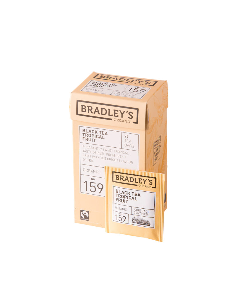 Bradley´s Black Tea Tropical Fruit Ekologisk No159 - Portionste 25-pack