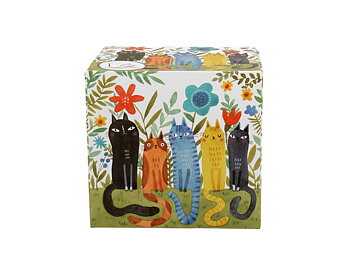 Cat Garden Felines - Mugg Barrel med tesil (The Art Gallery)