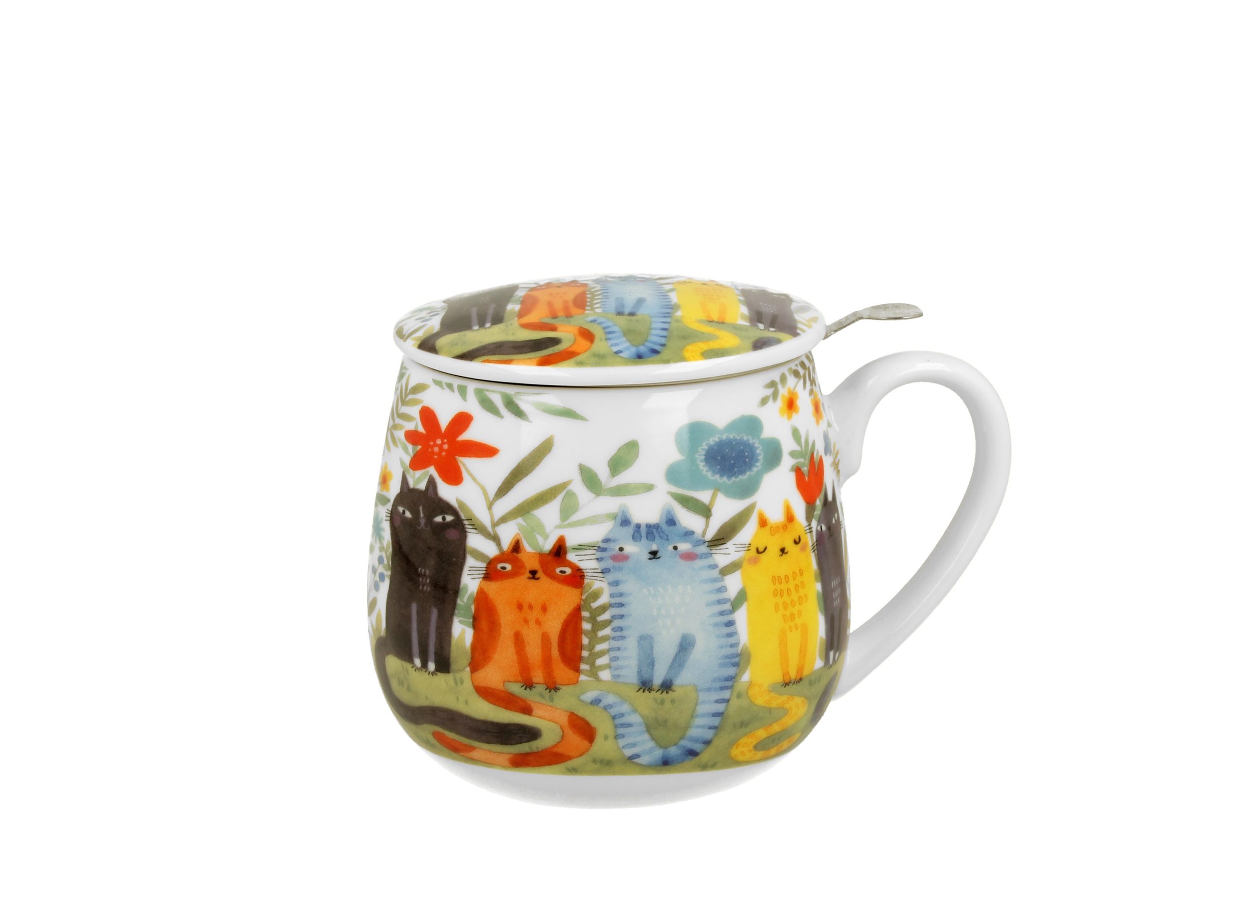 Cat Garden Felines - Mugg Barrel med tesil (The Art Gallery) - 4