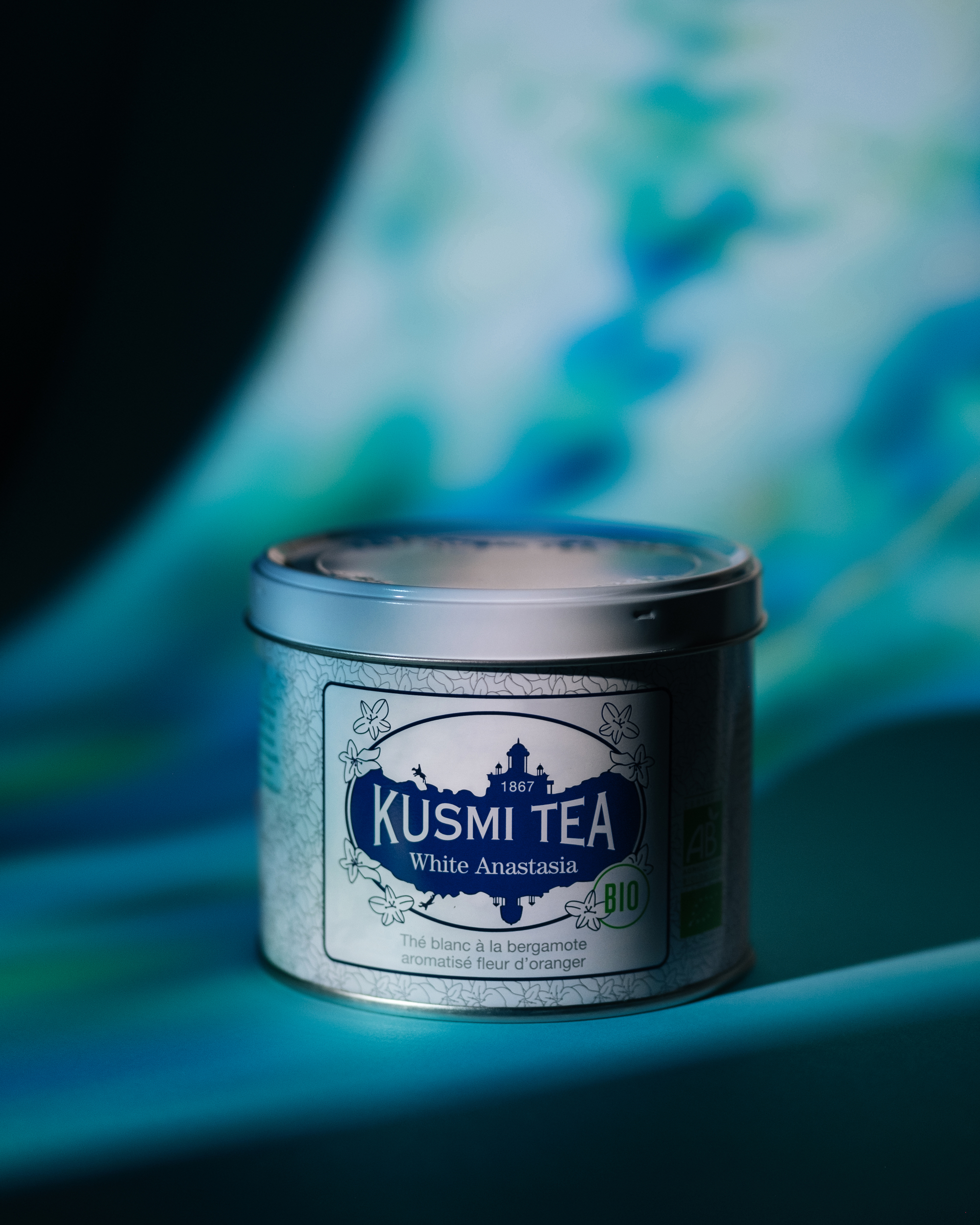 Kusmi White Anastasia Ekologisk - Plåtburk 90 gram  - 3