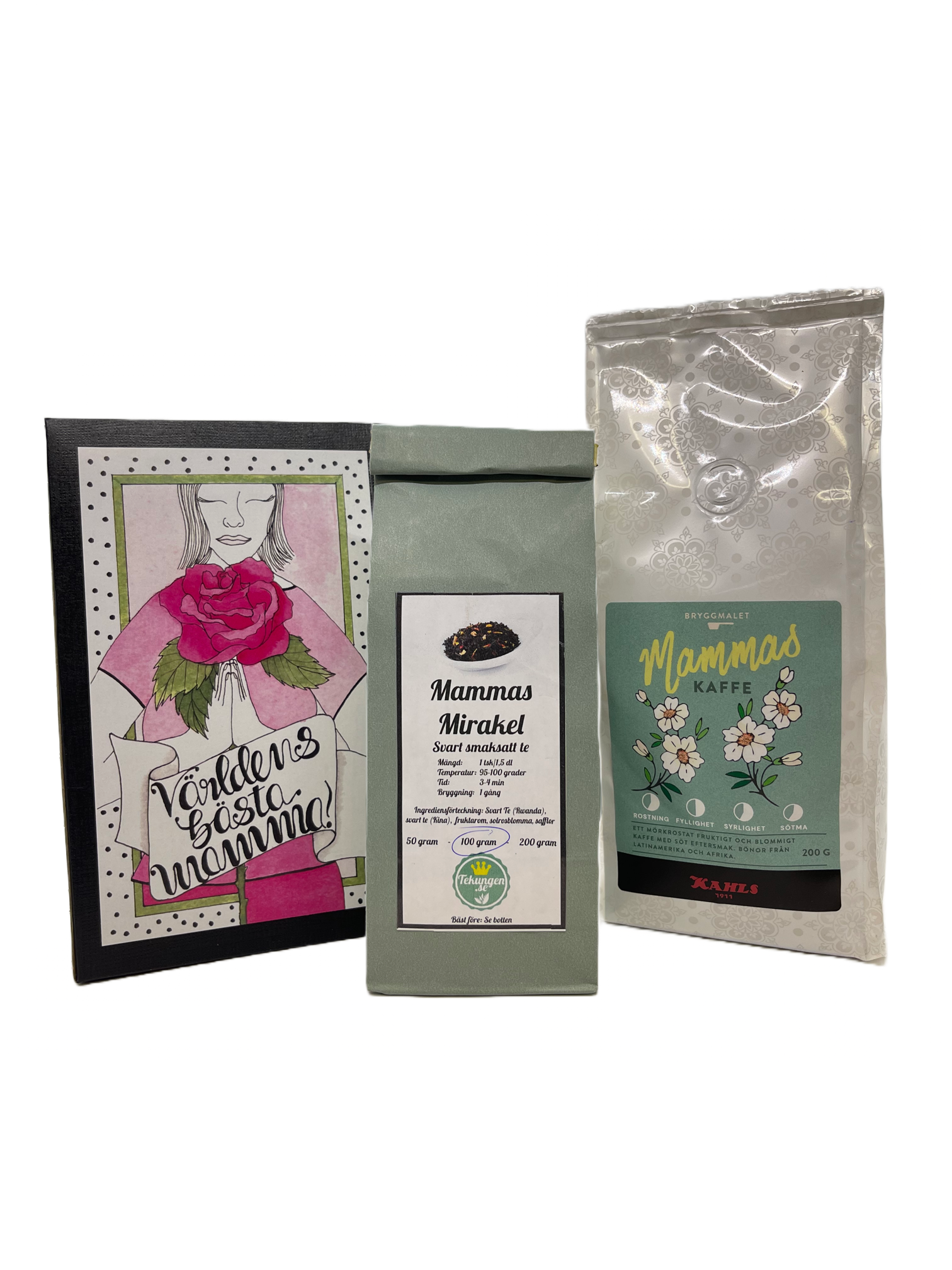 Mors Dag present med Te, Kaffe & choklad