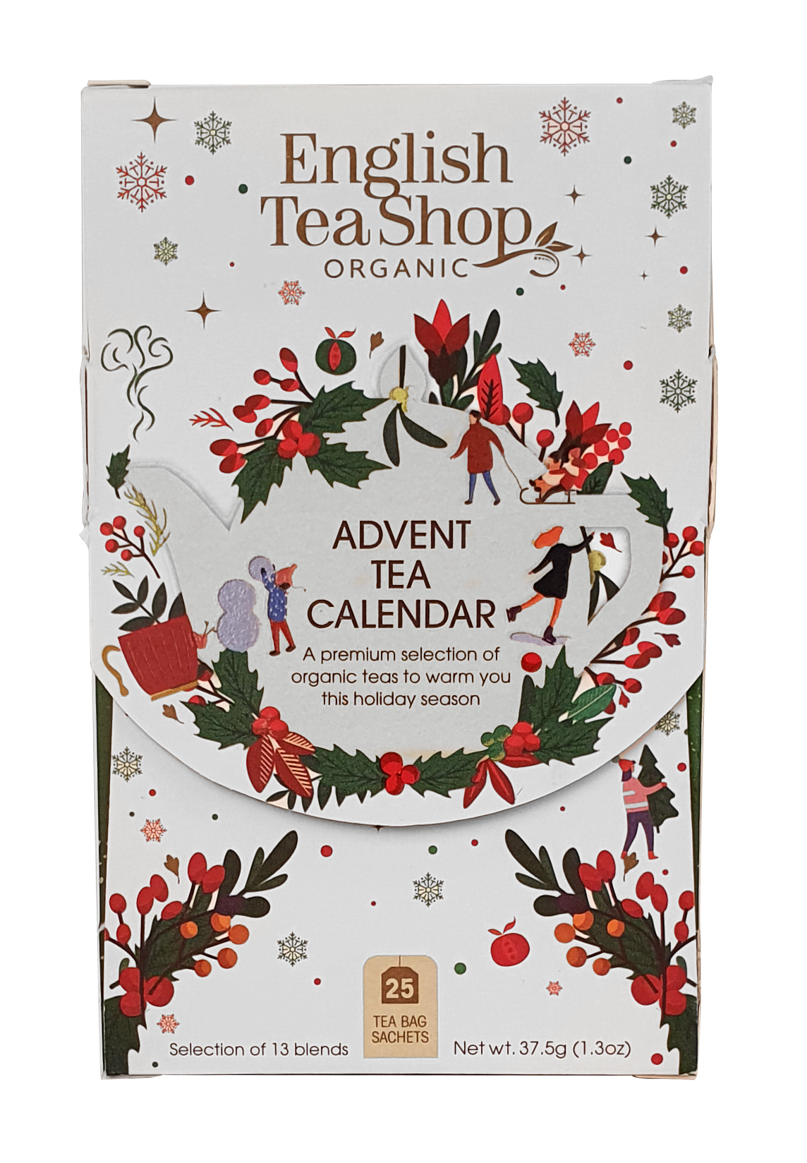 English Tea Shop Tekalender - Te i ask med 25 tepåsar Ekologisk 2026