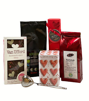 Stora Kärlekspresenten med te, kaffe & choklad