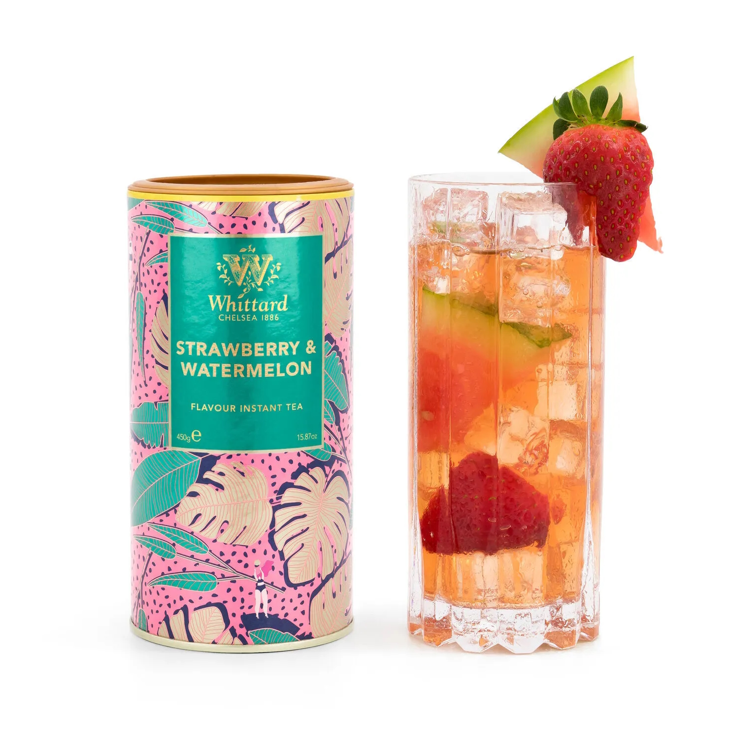 Whittard - Strawberry & Watermelon Instant Tea - 3