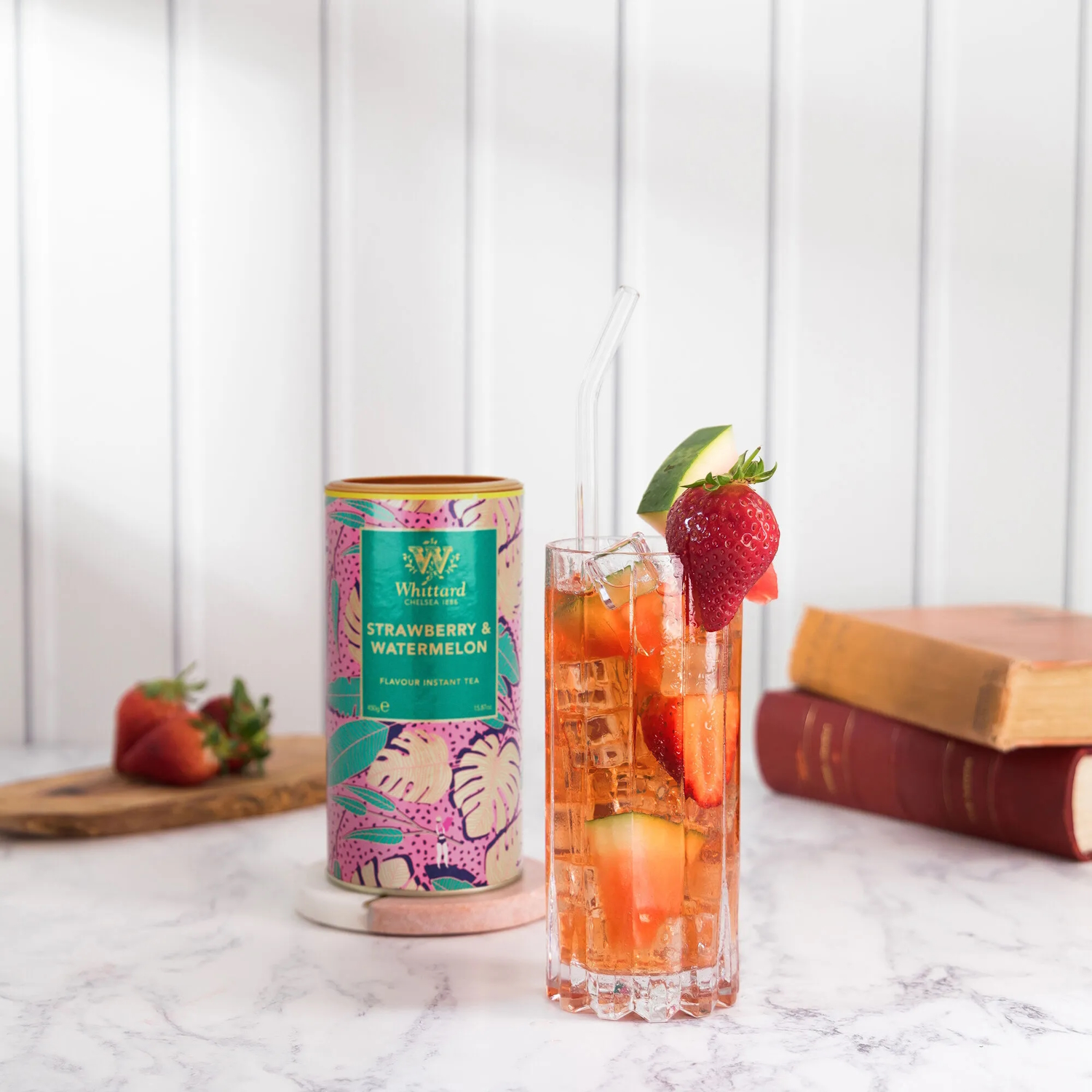 Whittard - Strawberry & Watermelon Instant Tea - 5