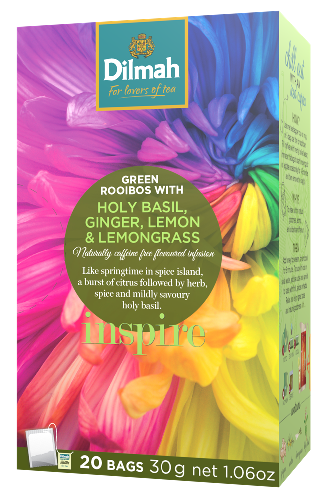 Dilmah Tulsi Ingefära och Citrongräs - Tepåsar 20-pack - 2