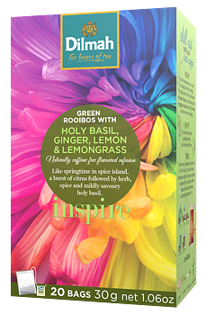 Dilmah Tulsi Ingefära och Citrongräs - Tepåsar 20-pack