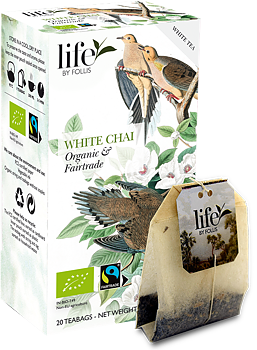 Life by Follis White Chai Ekologisk - Tepåsar 20-pack