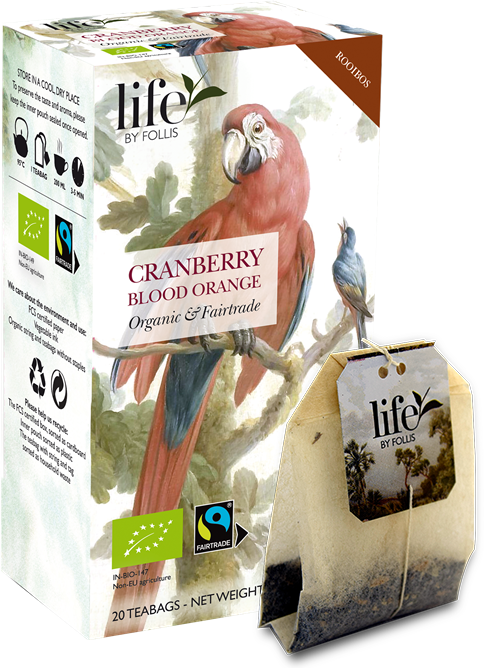 Life by Follis Rooibos Tranbär Blodapelsin Ekologisk - Tepåsar 20-pack