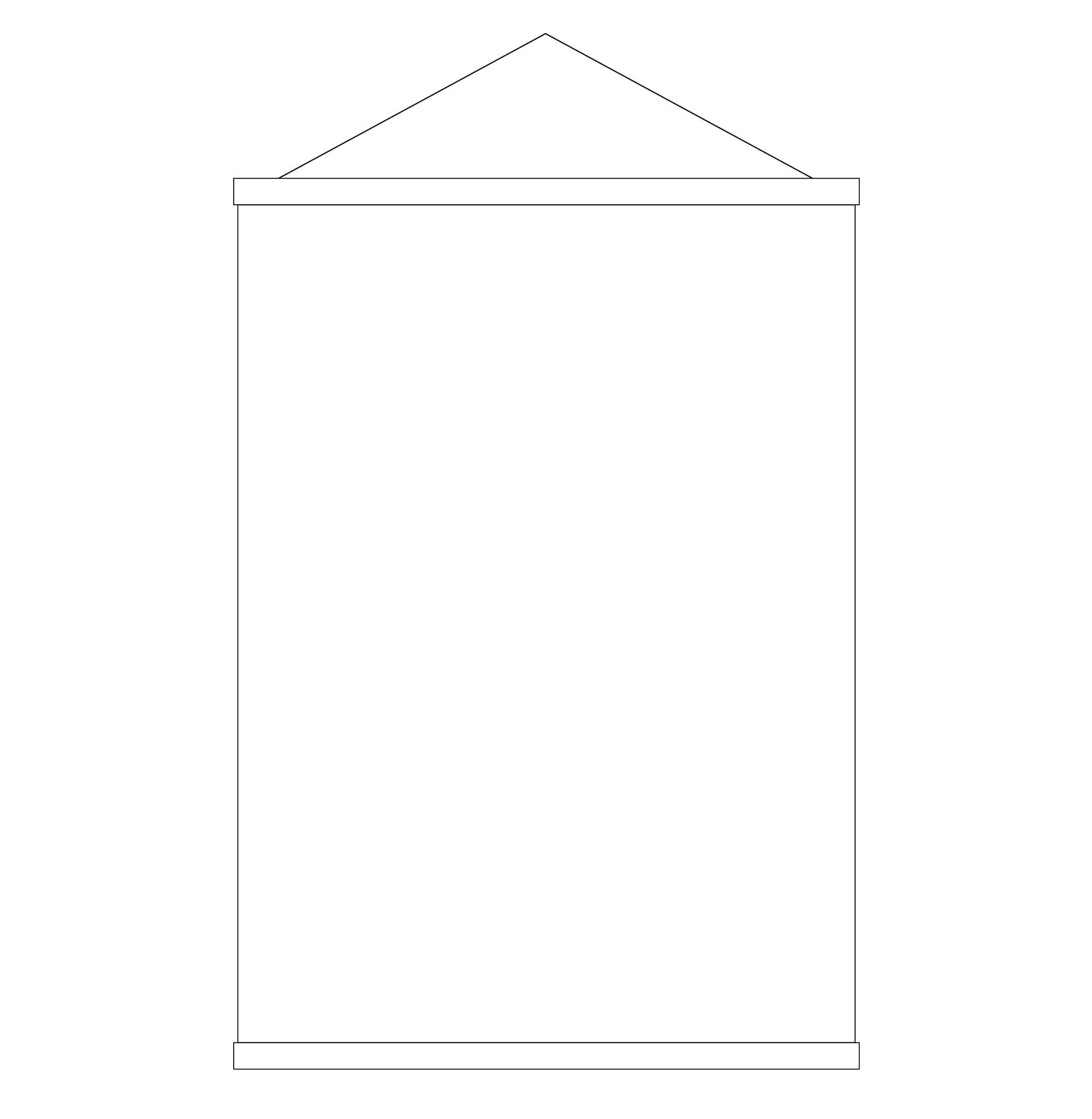 Porte-affiche blanc - 2