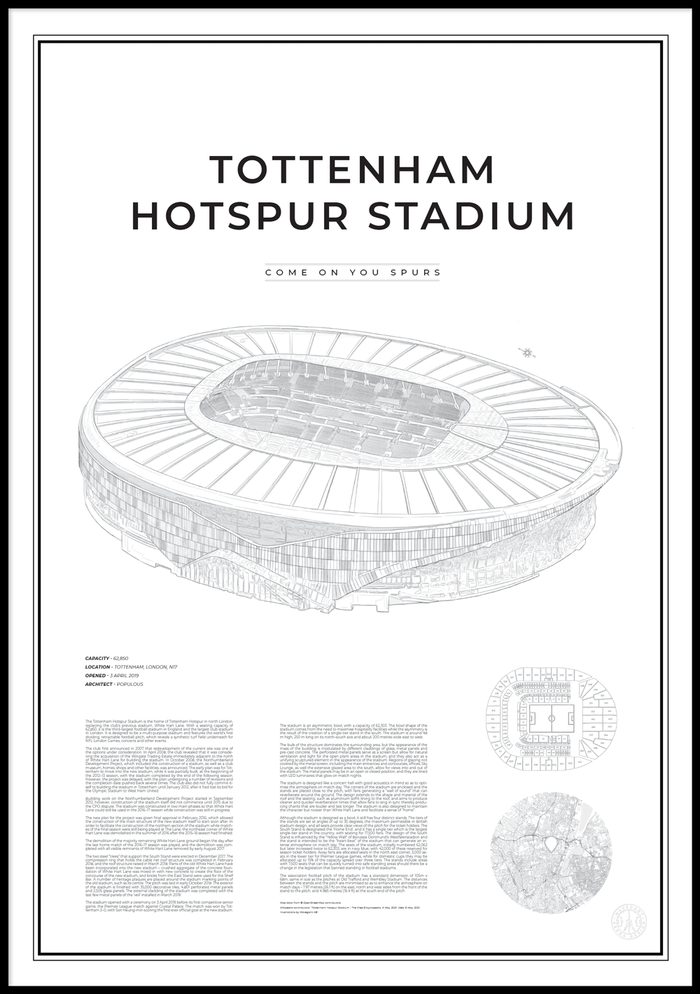 / plade Tottenham Hotspur Stadium