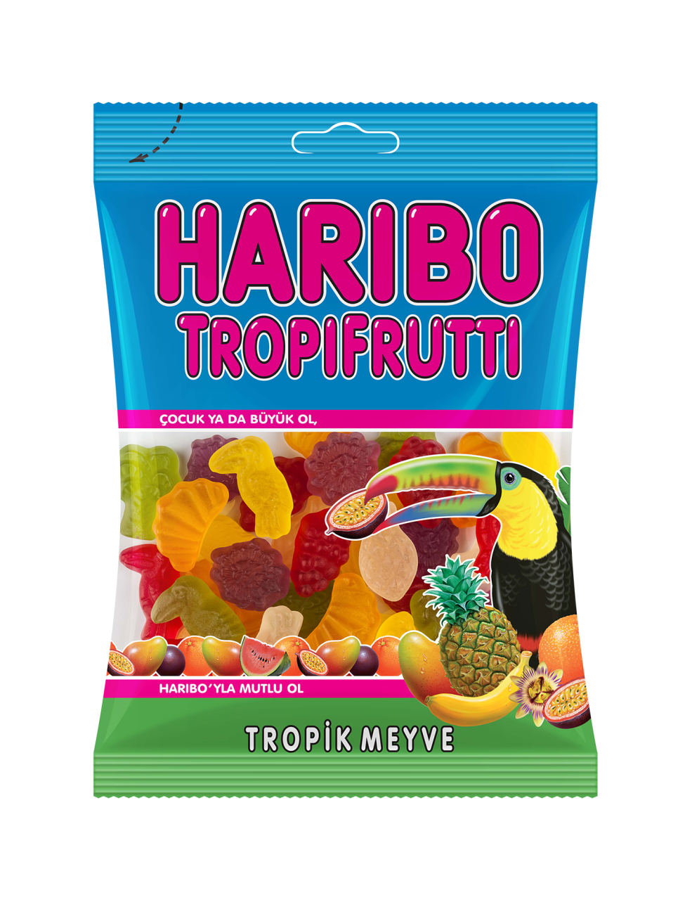 HARIBO HALAL Tropifrutti 80g AKHIRA