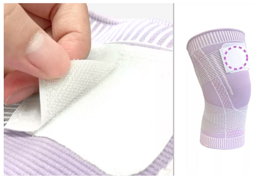 Knieschoner mit Schnalle - Violett - 4