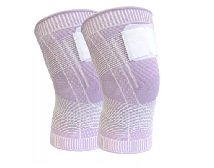 Knieschoner mit Schnalle - Violett - 6