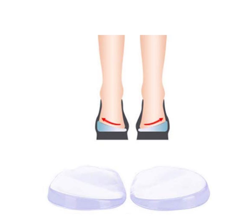 Semelles à talon pour jambes arquées - 2