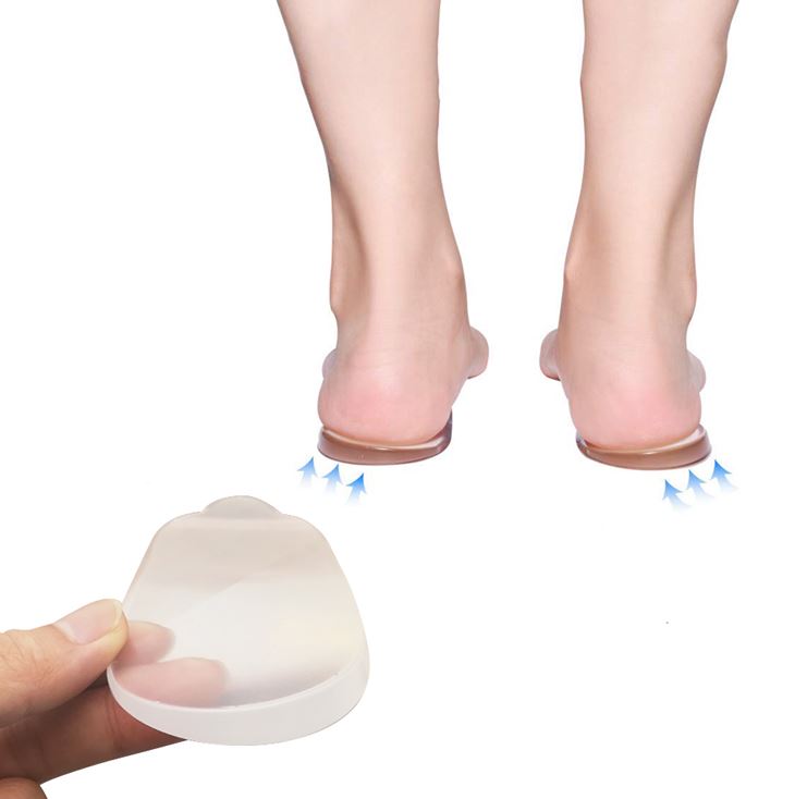Semelles à talon pour jambes arquées