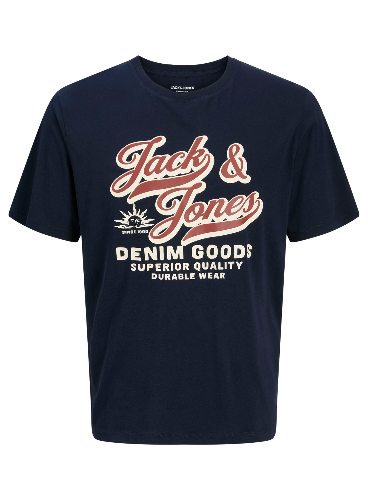 JACK & JONES JJELOGO TEE SS O-NECK 2 COL