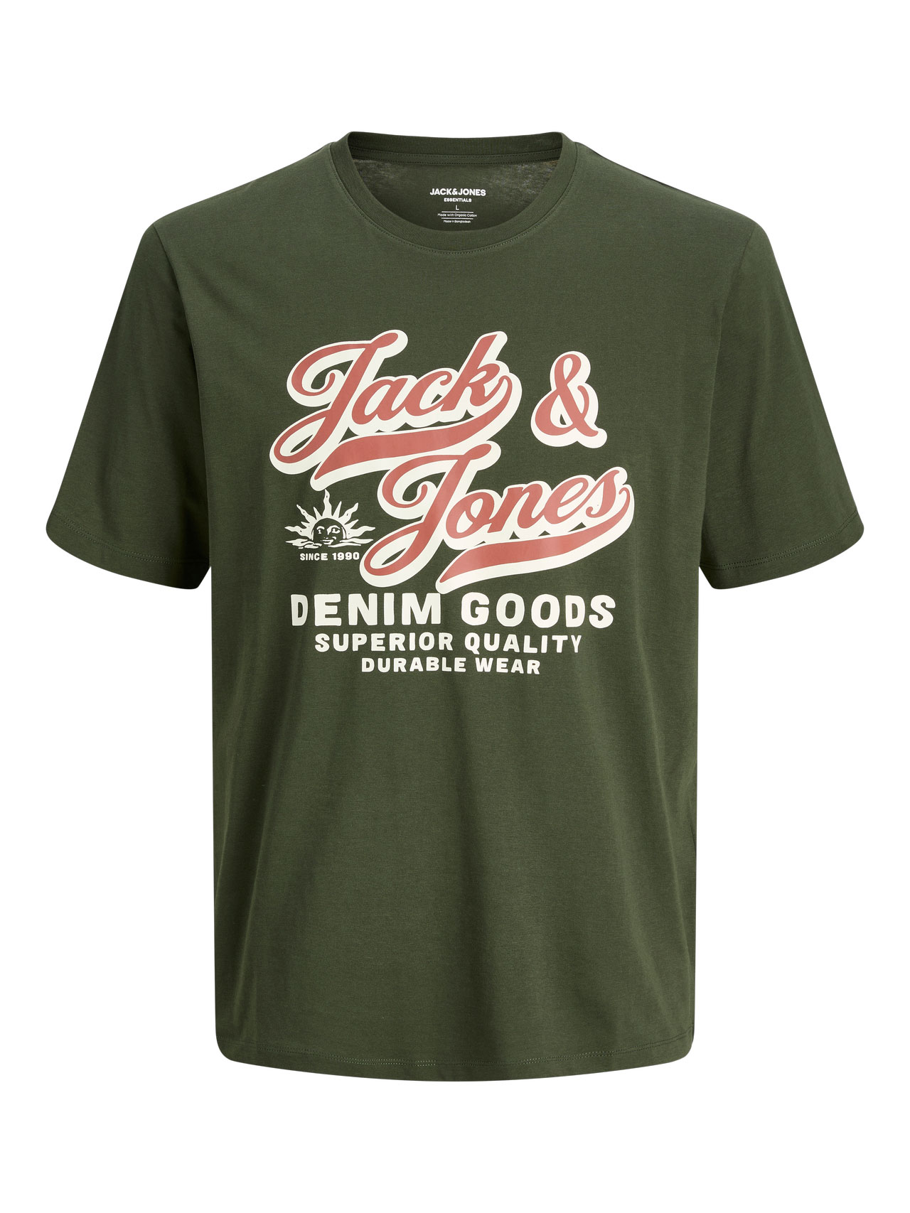 JACK & JONES JJELOGO TEE SS O-NECK 2 COL - 4