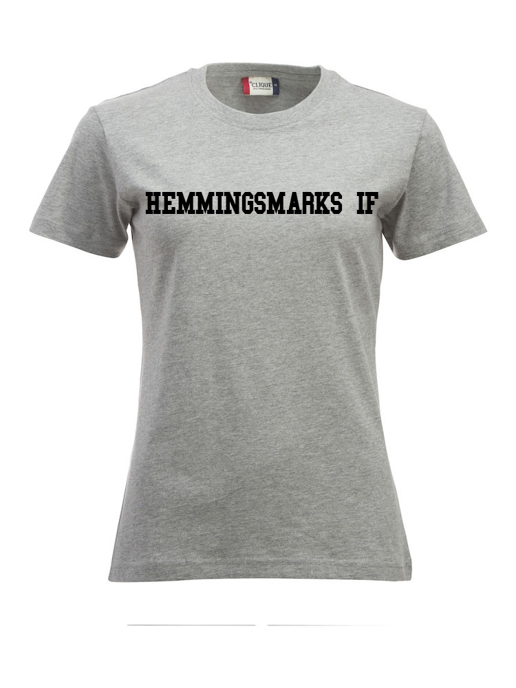 T-Shirt HIF Dam Textlogo (Hemmingsmark IF Supportershop)