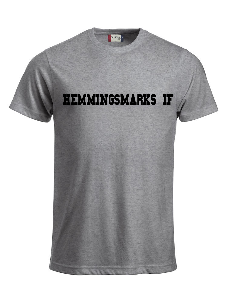T-Shirt HIF Men textlogo (Hemmingsmark IF Supportershop)