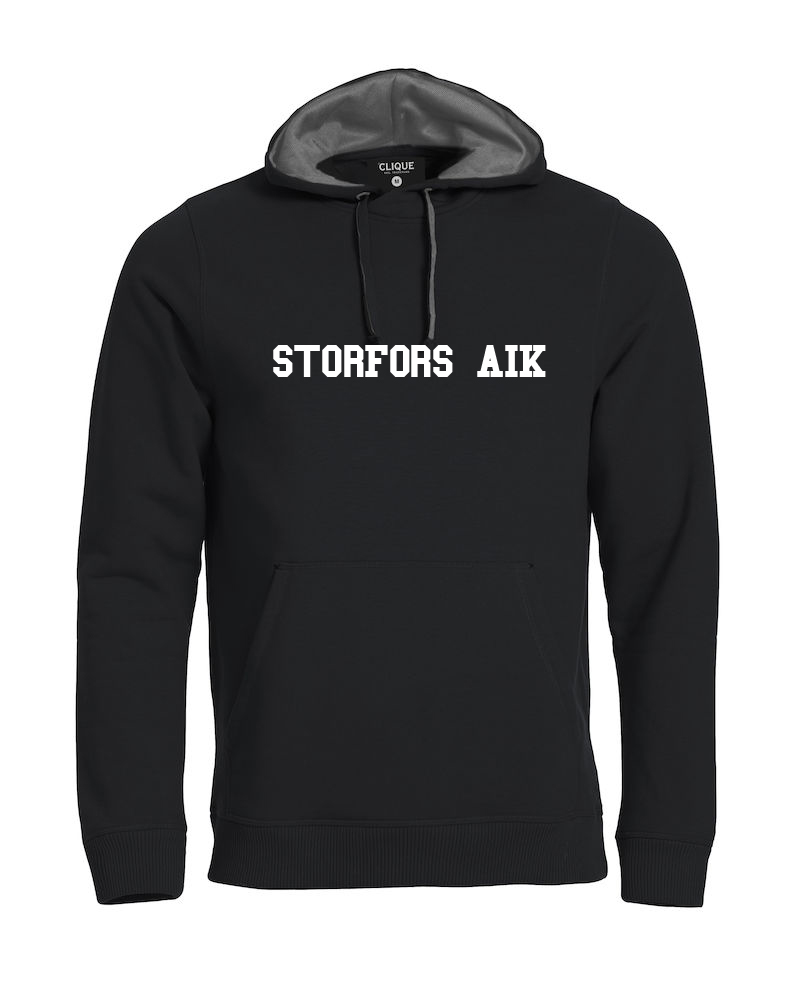 Hood Men textlogo "STORFORS AIK" (SAIK Supportershop)