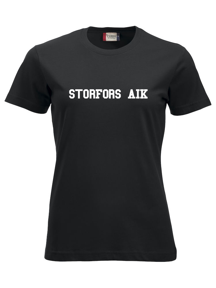 T-Shirt  Dam Textlogo "STORFORS AIK" (SAIK Supportershop)