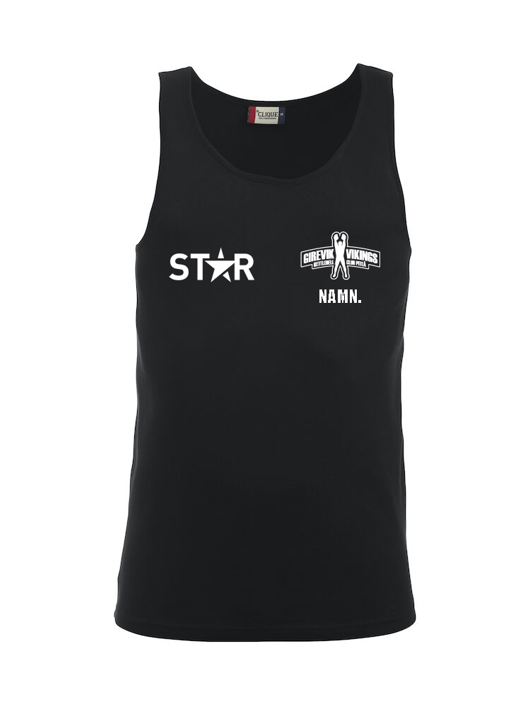 Clique Tanktop Herr (Girevik Vikings Kettlebell club)