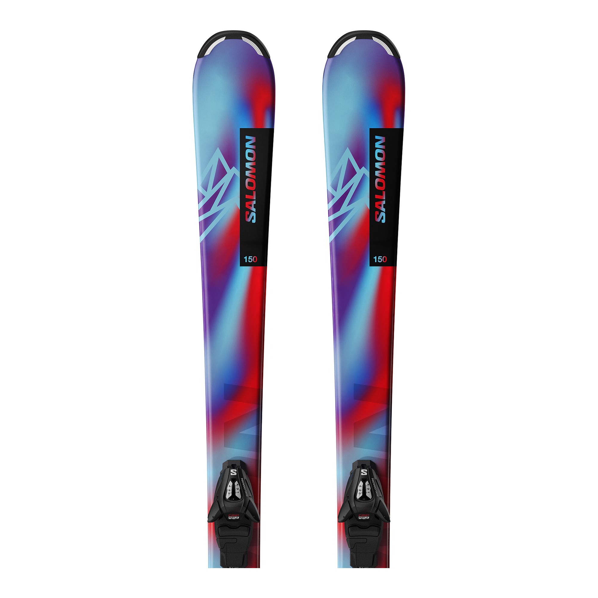 Salomon L Qst Jr S + C5 GW J75-bindning Alpinskidor - 4