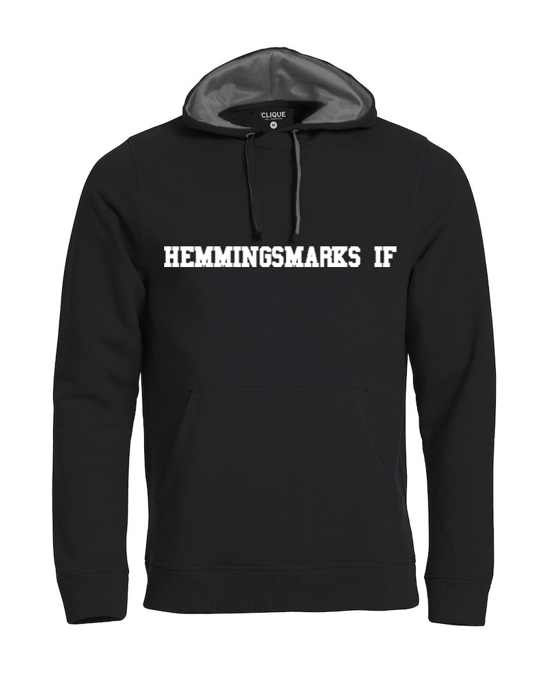 Hood HIF  Men textlogo (Hemmingsmark IF Supportershop) - 2