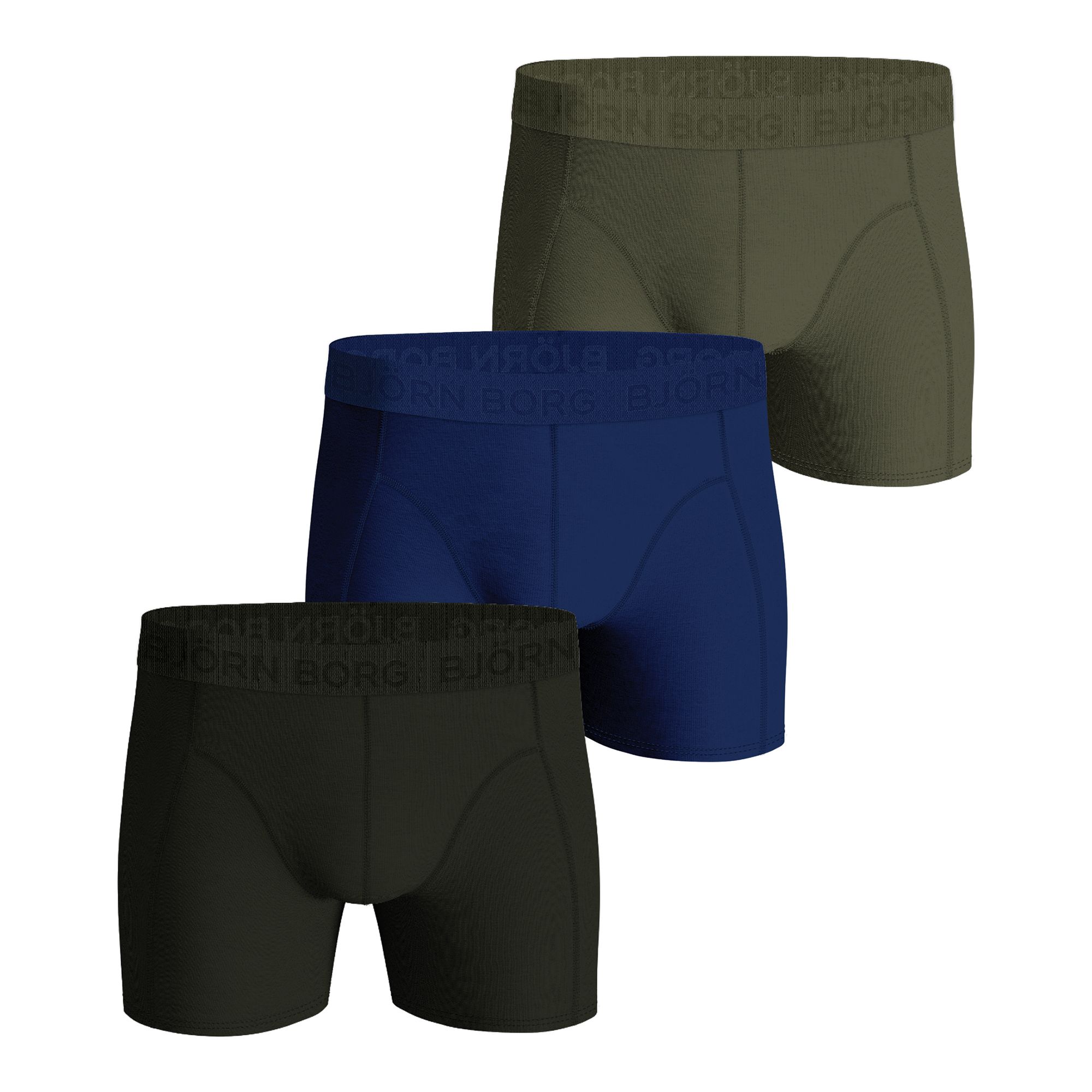 Björn Borg Cotton Stretch Boxer 3P Kalsonger - 9