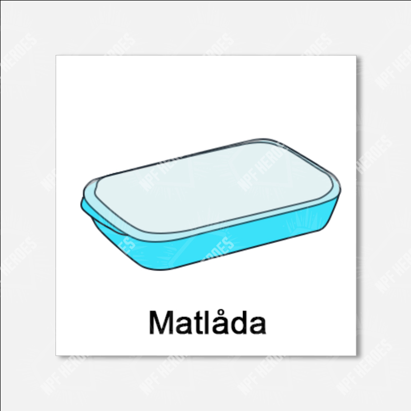 Bildstödsbilder Maträtter, 5x5 cm - 15