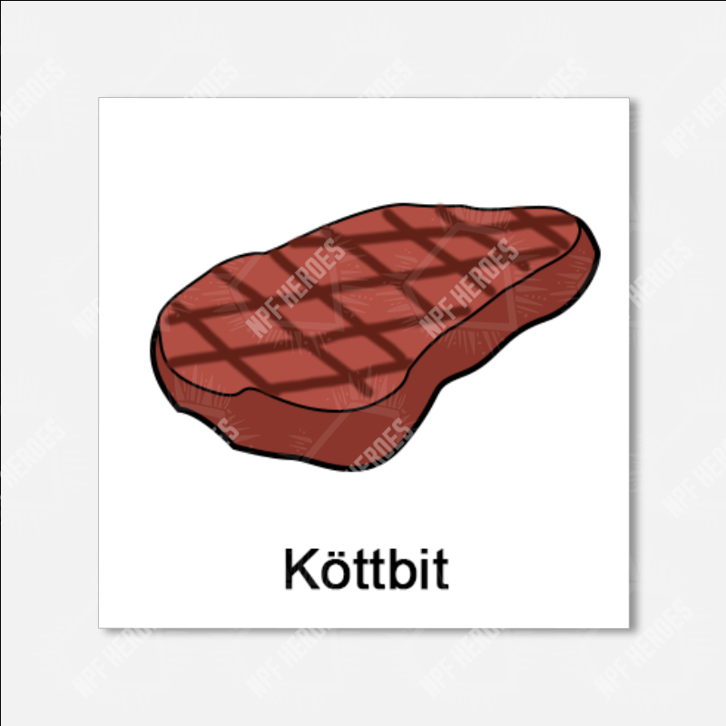 Bildstödsbilder Protein, 5x5 cm - 20