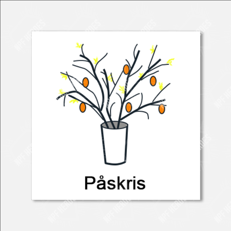 Bildstödsbilder Påsk, 5x5 cm - 7