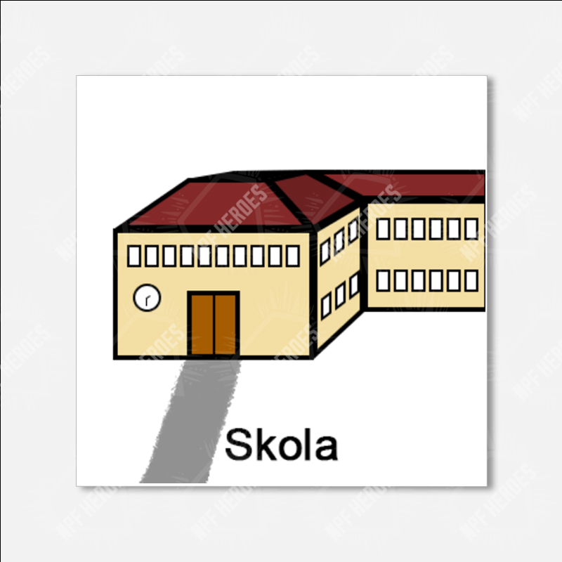 Bildstödsbilder Skola/Förskola, 5x5 cm - 4