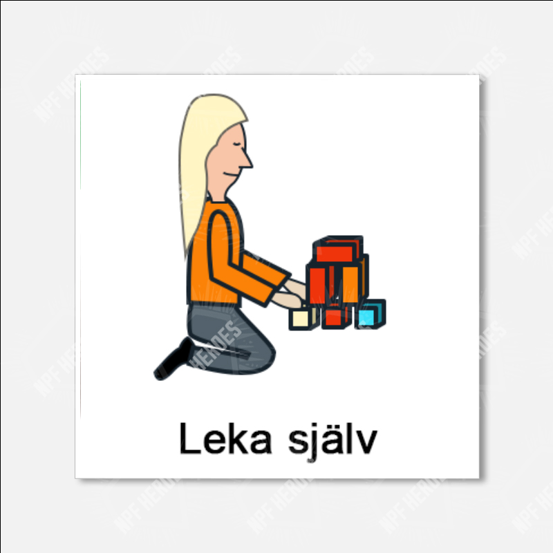 Bildstödsbilder Aktiviteter hemma & ute, 5x5 cm - 21