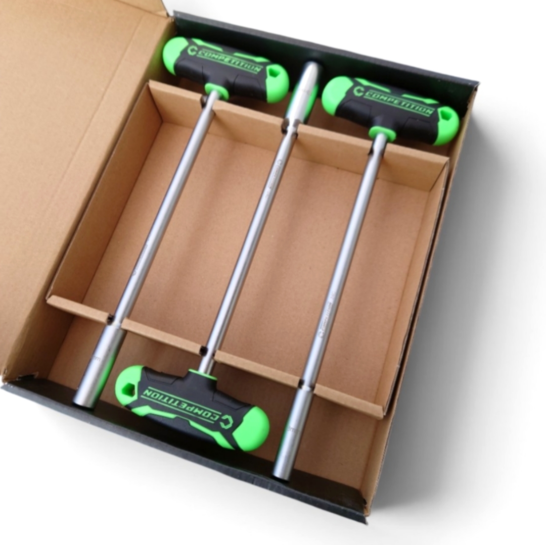HYLSMEJSEL MED T-HANDTAG  SET, 3 st  8-10-13 mm - 6