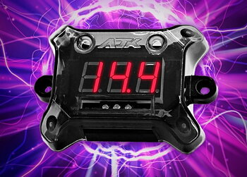 AJK Nano Black voltmätare