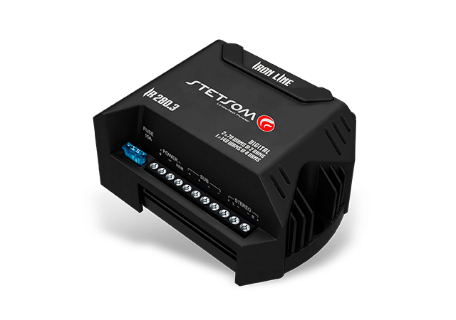 Stetsom 3-kanals 2 x 70W RMS & 1 x 140W RMS - IR280.3-2