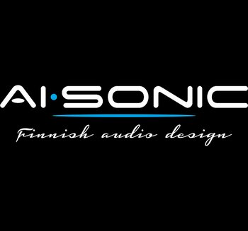 AI-SONIC STICKER white 300x74mm