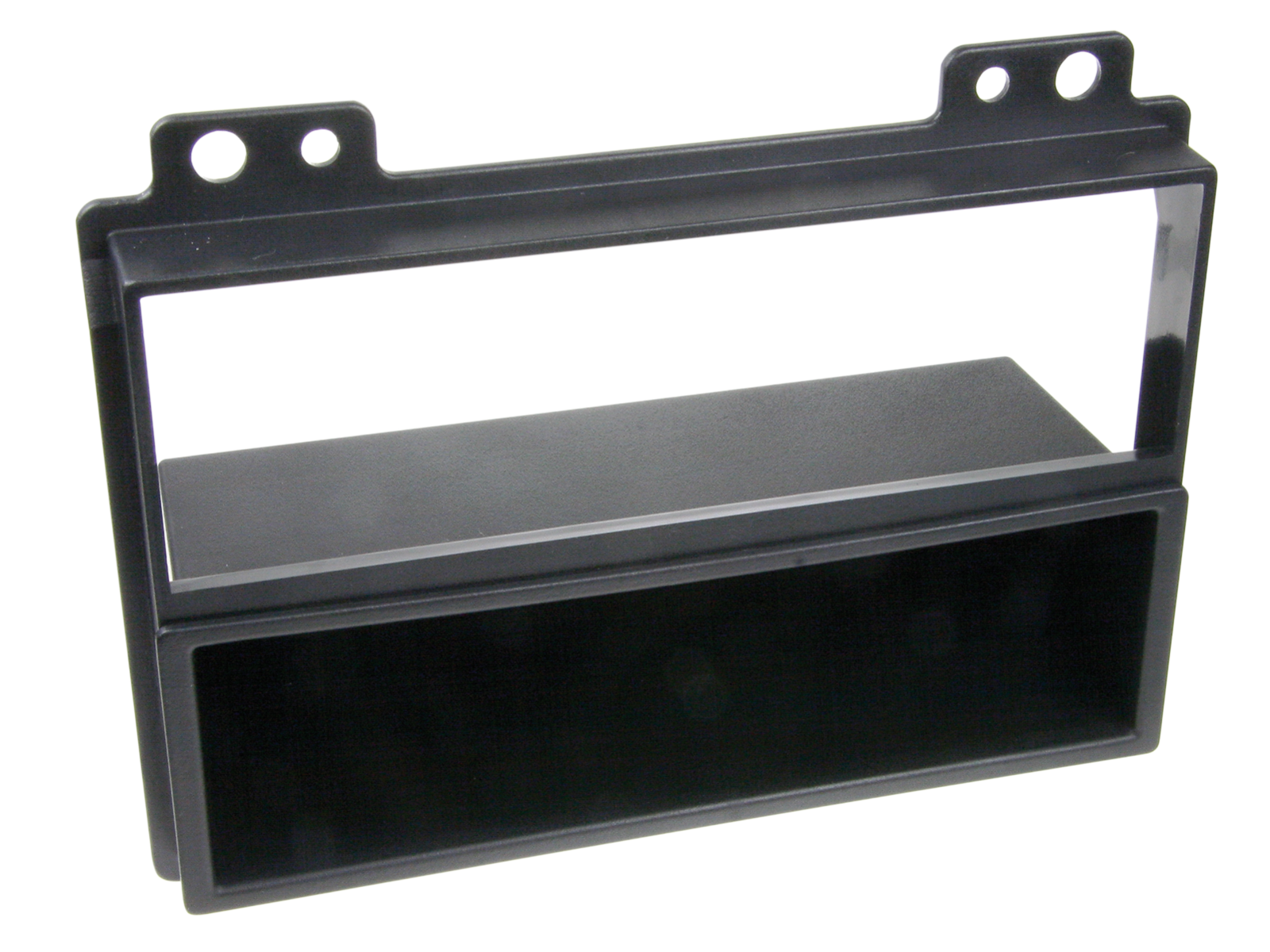 ACV 2-DIN facia plate with pocket Fiesta / Fusion  2005 black 100607