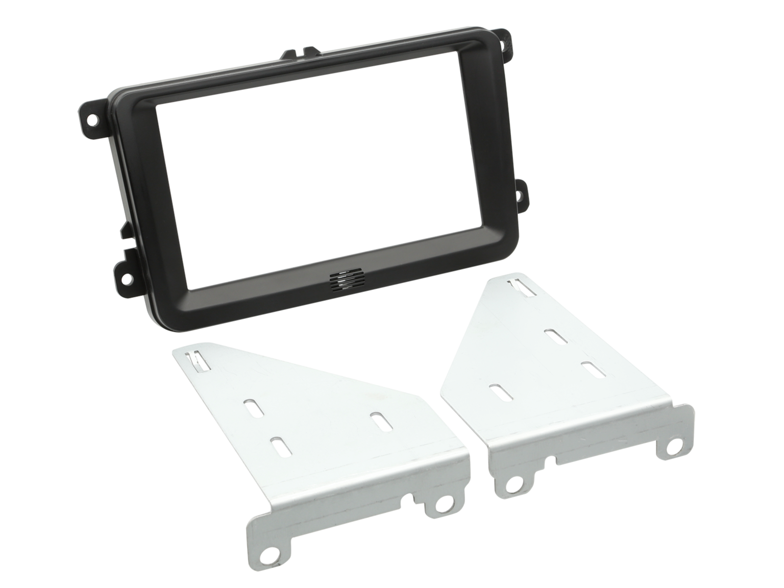 ACV 2-DIN facia plate Seat / Skoda / VW black 100803