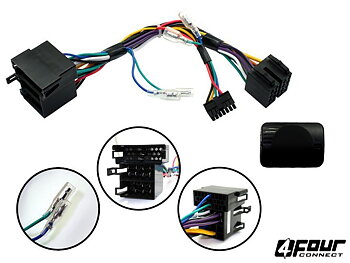 FOUR Connect Fiat Steering wheel remote adapter