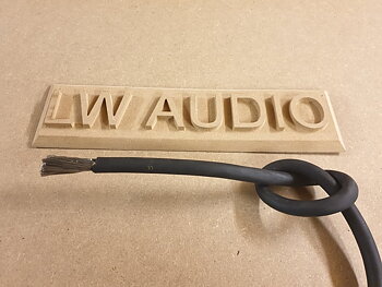 Lw Audio förtent 120mm2 Gummikabel