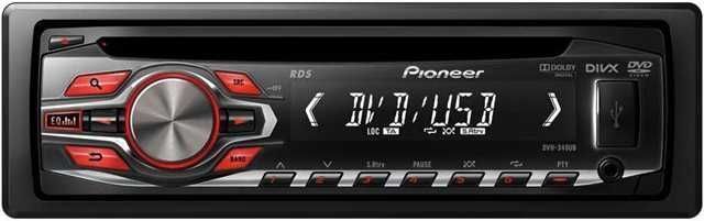 Pioneer 1DIN DVD, DivX, JPG, MP3, AUX, - DVH-340UB