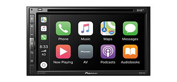 Pioneer 2DIN CD/DVD, 1 USB/ BT, 6,8'' DAB CarPlay AndroidAuto - AVH-Z5200DAB