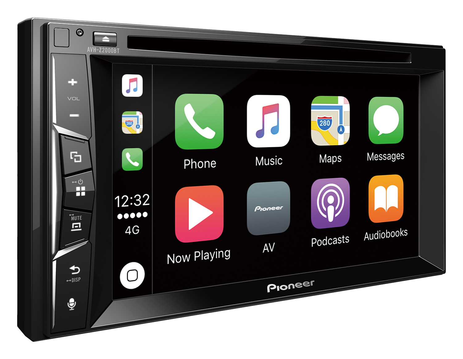 Pioneer 2DIN CD/DVD, 1 USB/ BT,6,2'' CarPlay - AVH-Z2200BT