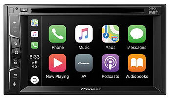 Pioneer 2DIN CD/DVD, 1 USB/ BT,6,2'', DAB, CarPlay. - AVH-Z3200DAB