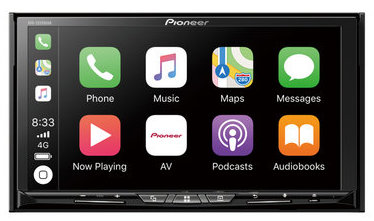 Pioneer DIN 7 CD/DVD, 1 USB/ BT, DAB, CarPlay. - AVH-Z9200DAB