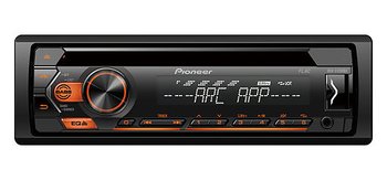 Pioneer DEH-S120UBA 4x50W,MP3,AUX,USB, orange knappbelysning - DEH-S120UBA